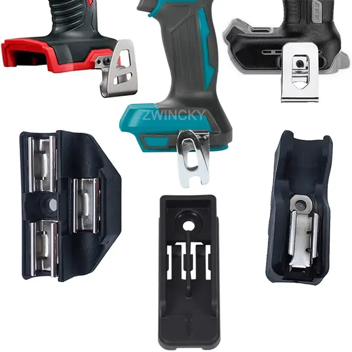 Porte-embouts avec crochet de ceinture et vis pour outils électriques sans fil 18V Makita/Dewalt/Milwaukee – Accessoires pour perceuses et visseuses à chocs