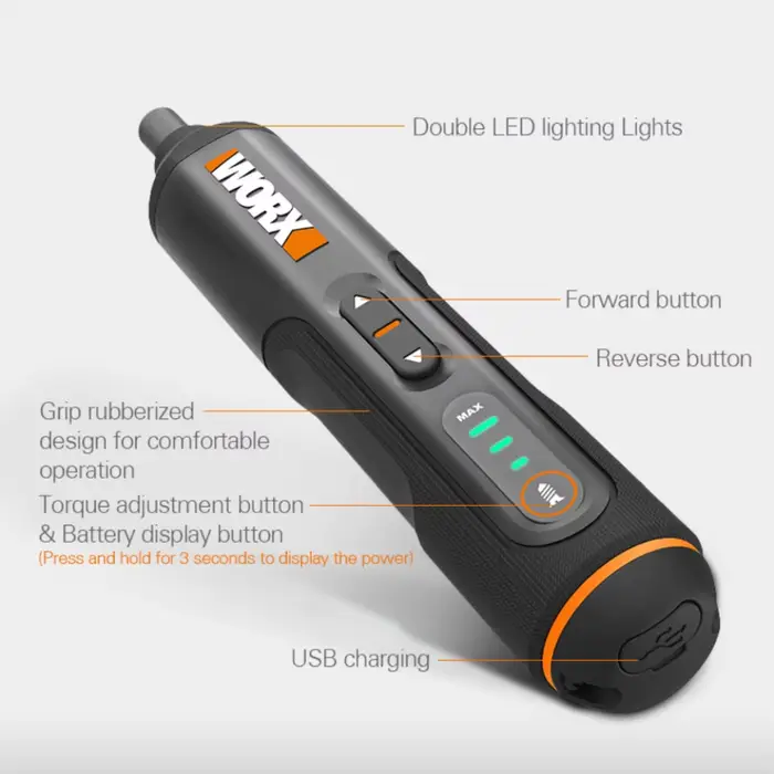 Worx-Jeu de mini tournevis électriques