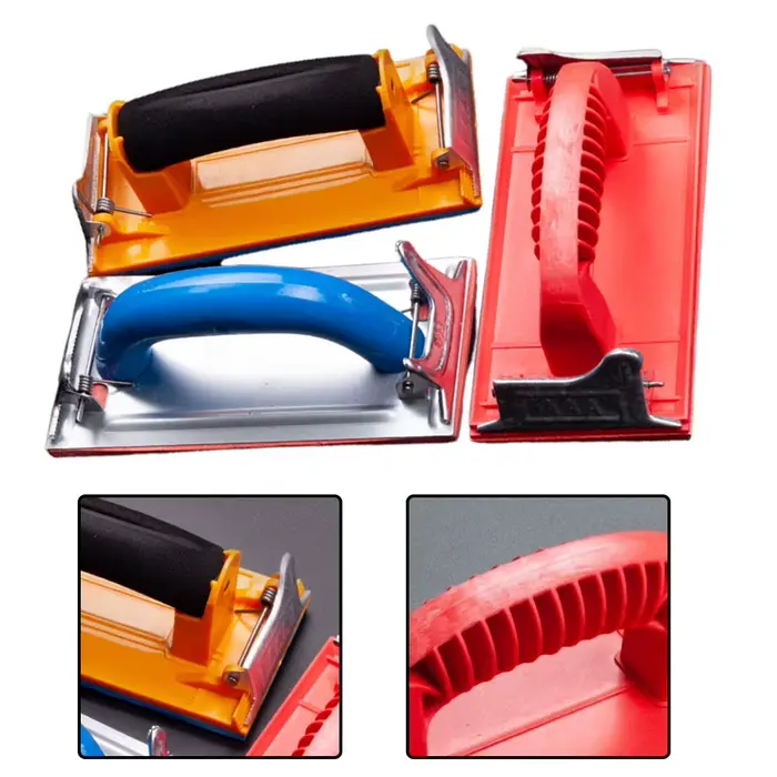 Support de papier de verre en plastique