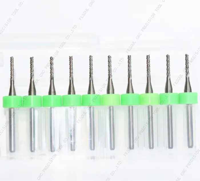 Micro fraise PCB en carbure monobloc pour machine CNC