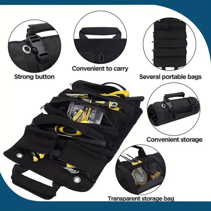 Organiseurs de sacs à outils - Petit sac à outils avec pochettes amovibles