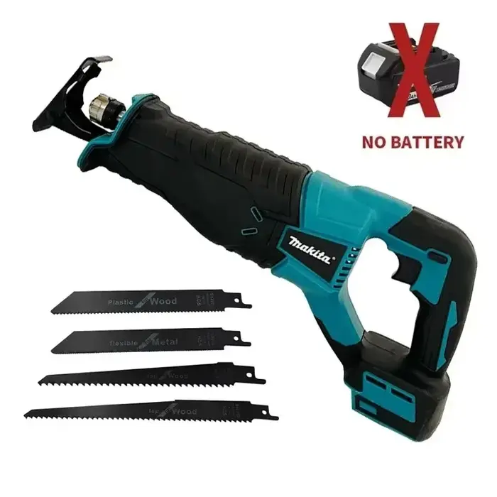 Scie sauteuse sans fil Makita 18V sans balais avec 4 lames interchangeables pour le bois, les montan