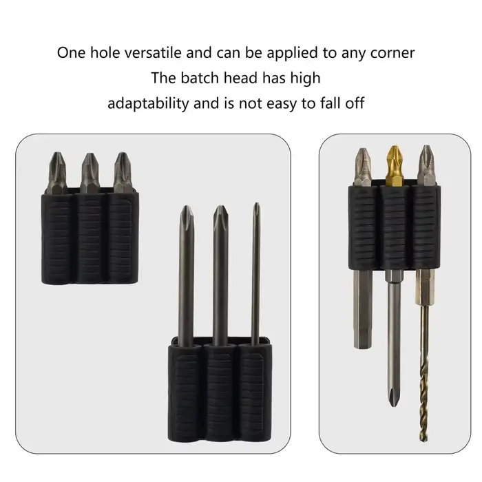 Support latéral à changement rapide pour embouts de perceuse ou de visseuse