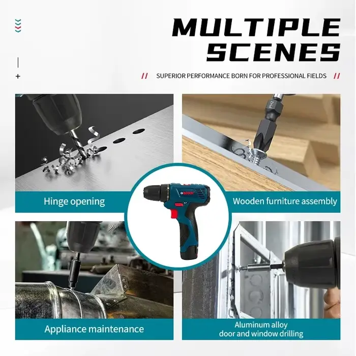 Bosch perceuse électrique professionnelle GSR120-LI 12V