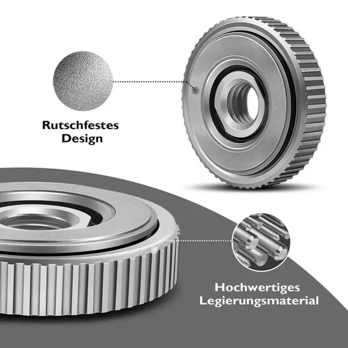 Meuleuse d'angle filetage M14 jeu d'écrous à bride extérieure intérieure écrou de verrouillage à dégagement rapide remplacer pour Bosch Metabo Milwaukee Makita Dewalt
