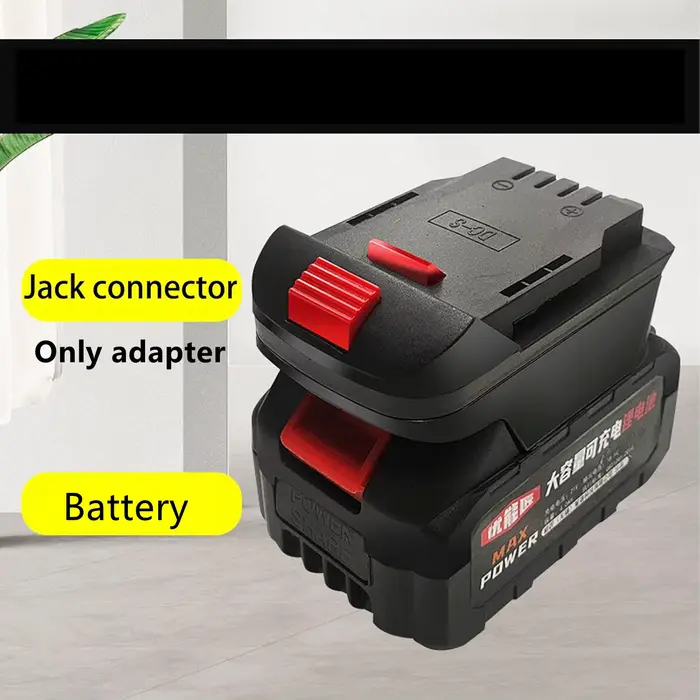 Pièces d'outils électriques pour batterie Li-ion Dewalt 20V convertit en convertisseur adaptateur