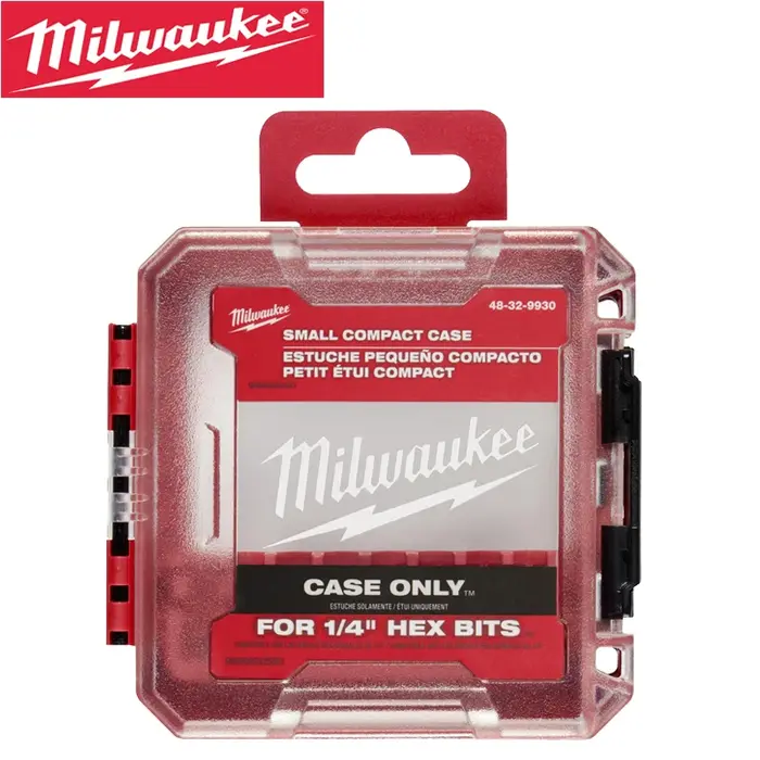 Milwaukee 48-32-9930 paquet petit étui Compact Support de perceuse pour 1/4 "embouts hexagonaux boîte à outils de stockage seulement
