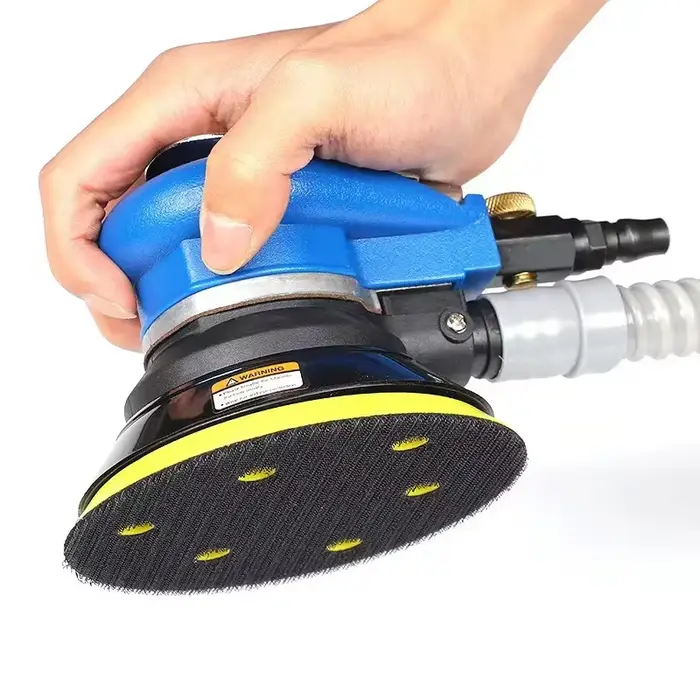Ponceuse pneumatique auto-aspirateur de 5 pouces