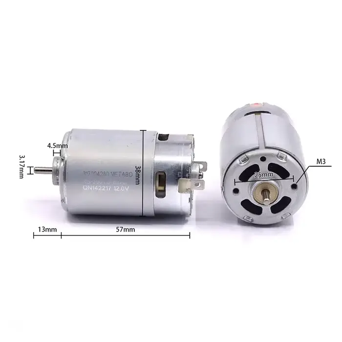 MABUCHI RS-550VD-8520 317004280 Moteur électrique haute vitesse DC 12V 22000 tr/min pour perceuse sans fil METABO