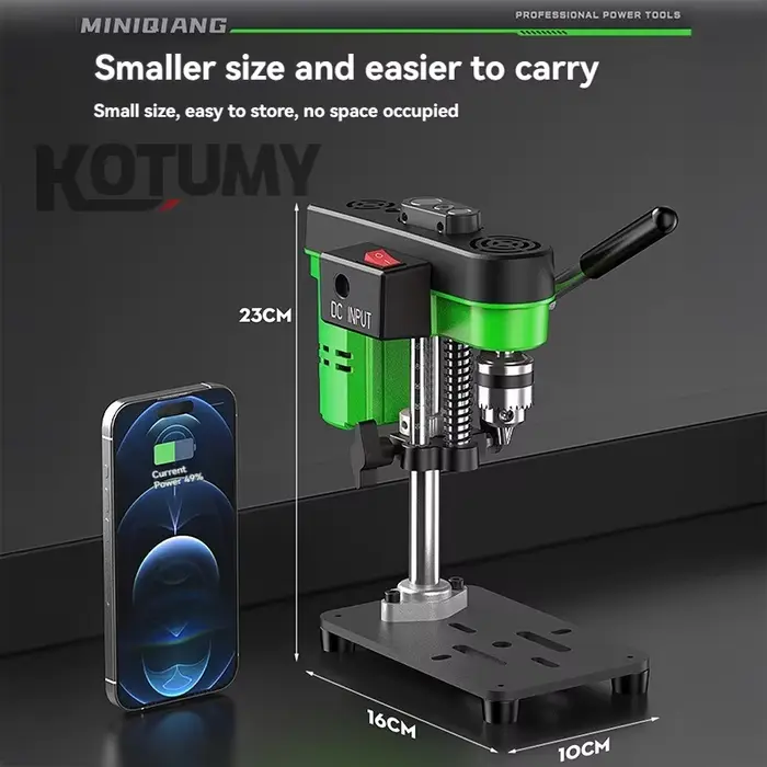 Perceuse 2 en 1, petite perceuse domestique multifonctionnelle de qualité industrielle 220V/110V, perceuse de bureau