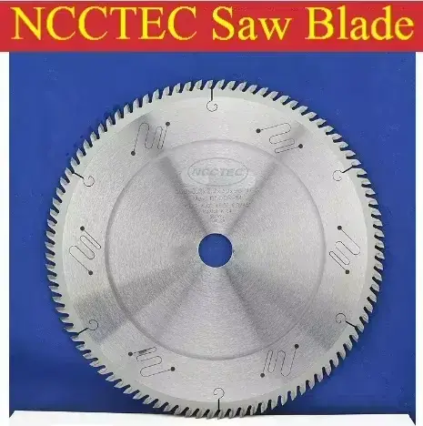 Lame de scie en carbure de 10'' 120 dents 254 mm avec trous silencieux pour la découpe de panneaux d