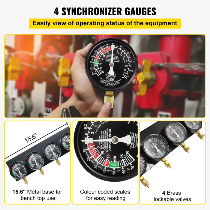Synchroniseur de carburateur sous vide de carburant