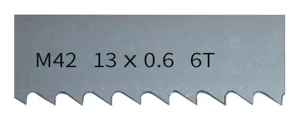 Lames de scie à ruban bi-métalliques M42, longueur 1400 1425 1435 1440 1470 mm x 13 mm de largeur x 