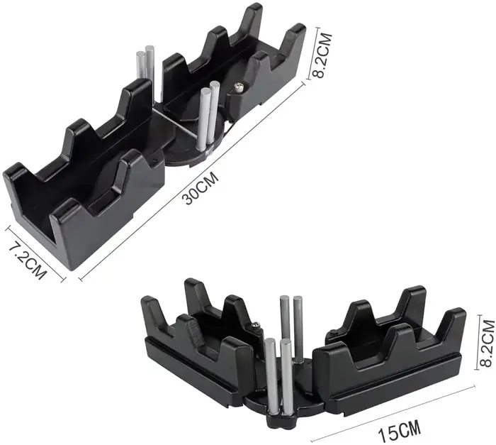 Outil de coupe de mesure d'onglet 2 en 1