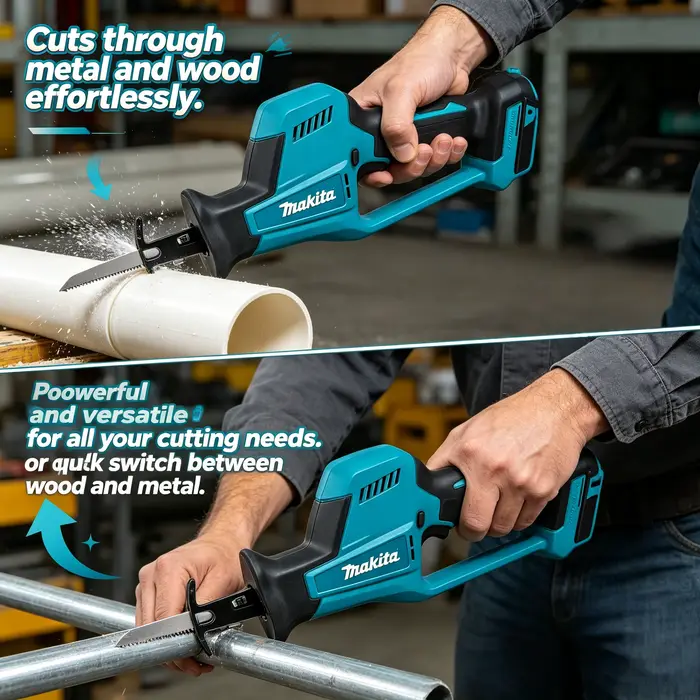 Scie électrique au lithium 18V Makita DJR189 : Outil