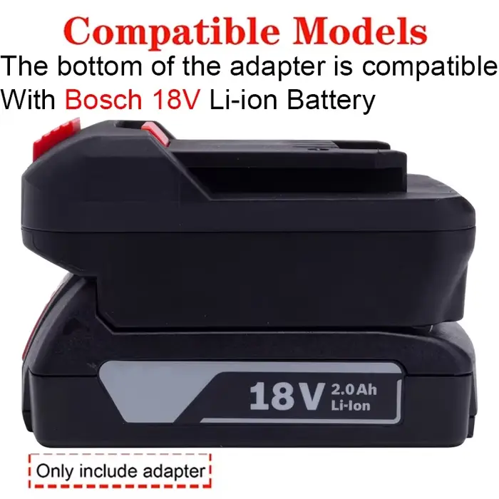 Adaptateur de batterie pour Bosch 18V à Lidl Parkside X20V