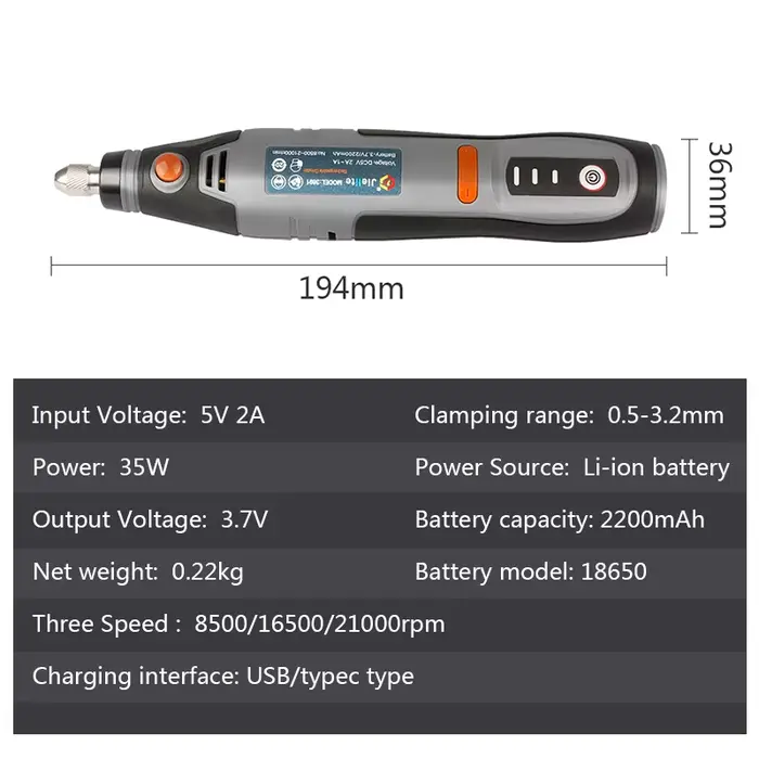 Perceuse électrique sans fil 35W