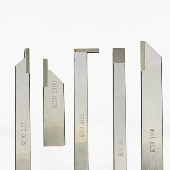 Ensemble d'outils de coupe en alliage dur de tungstène brasé CNC pour tournage et alésage