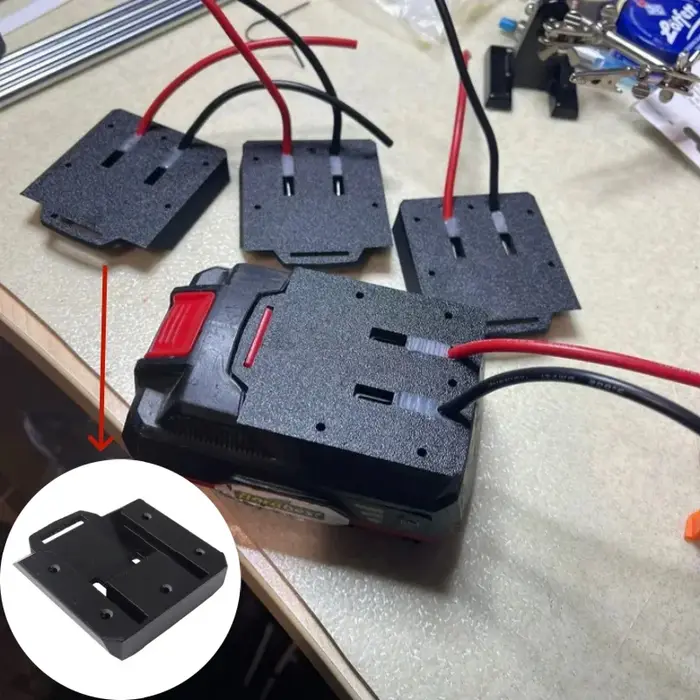 Adaptateur de batterie 20V pour Parkside, adapté aux ateliers, garages et entrepôts, 1 pièce