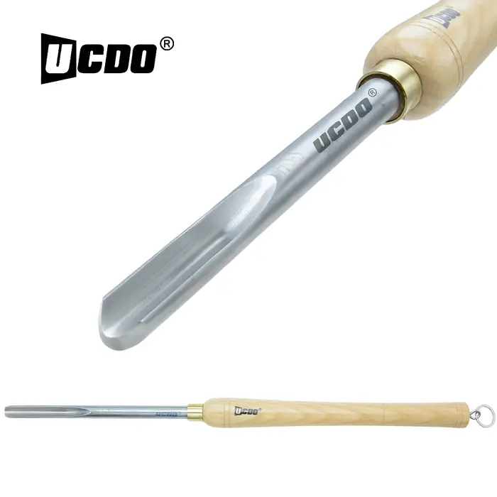 UCDO 16mm outils de tournage du bois broche Gouge HSS V en forme de flûte bois tournant ébauche cise