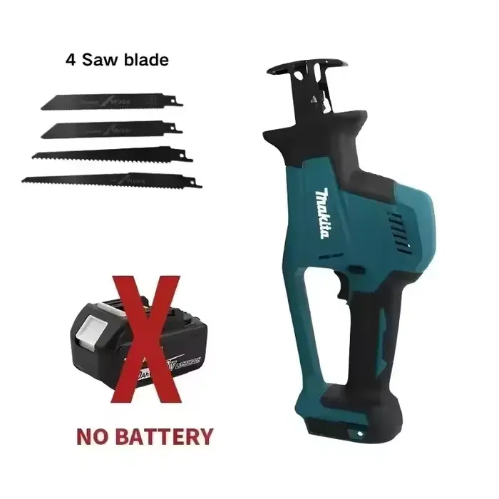 Scie sauteuse électrique sans fil Makita DJR189 18V, sans balais, rechargeable, pour la coupe du boi