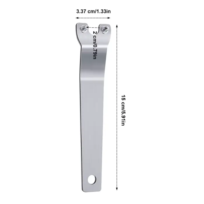 6 pièces M10 meuleuse d'angle clé clé Kit serrure extérieure bride écrous clé