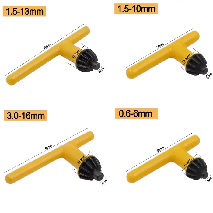 Outil efficace de clé à mandrin pour perceuses électriques