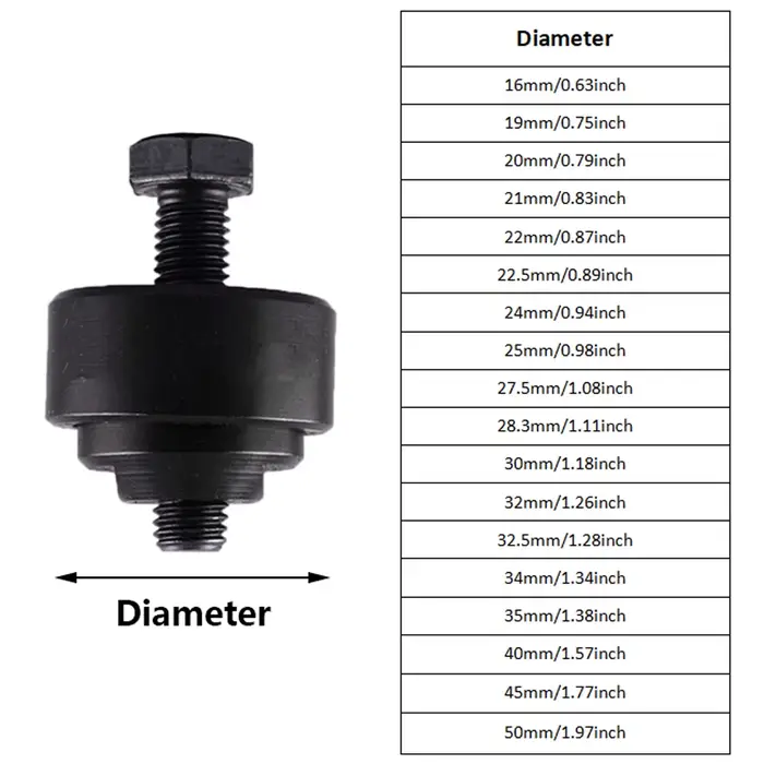 Scies à trous en acier pour tôles de 16 mm à 50 mm, ouvre-trous antidérapant, outils de poinçonnage 