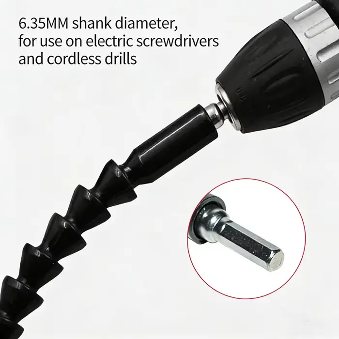 Nouvelle perceuse électrique universelle avec tige flexible