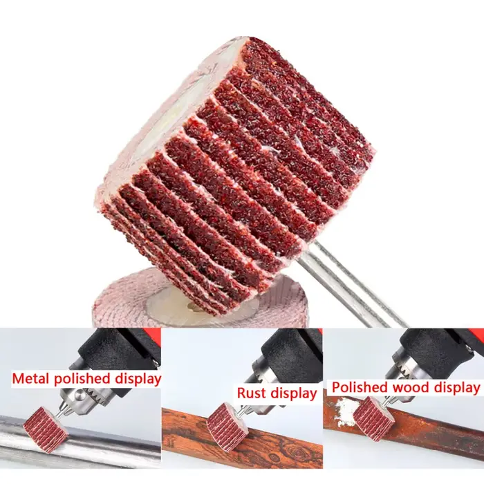 Lot de 11 outils abrasifs à tige de 3 mm pour ponceuse