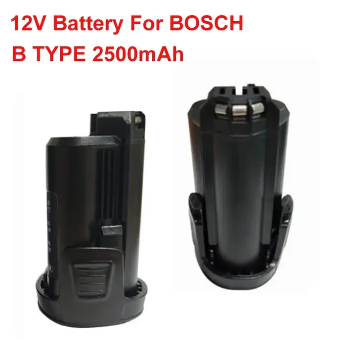 Batterie 10.8V 12V 1500mAh 2000mAh 2500mAh pour perceuse électrique BOSCH