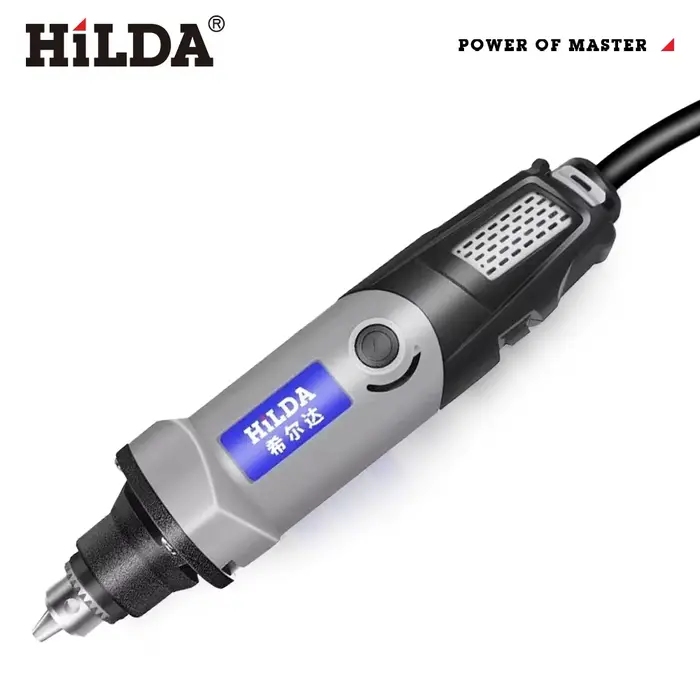 HILDA 400W outil rotatif 6 positions outils de meulage Mini perceuse meuleuse électrique