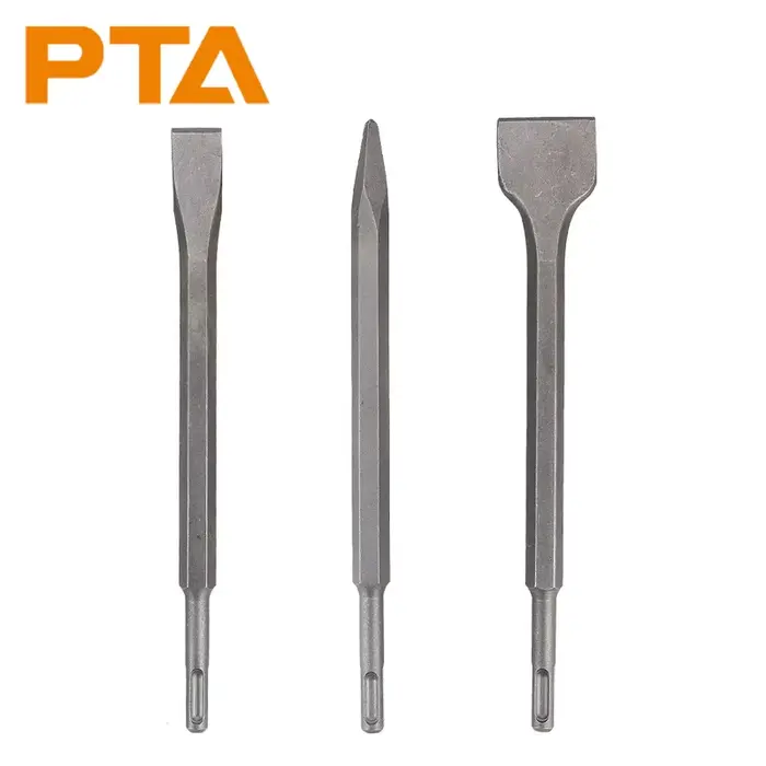 Jeu de ciseau à tige sds-plus pour perceuses à percussion rotative