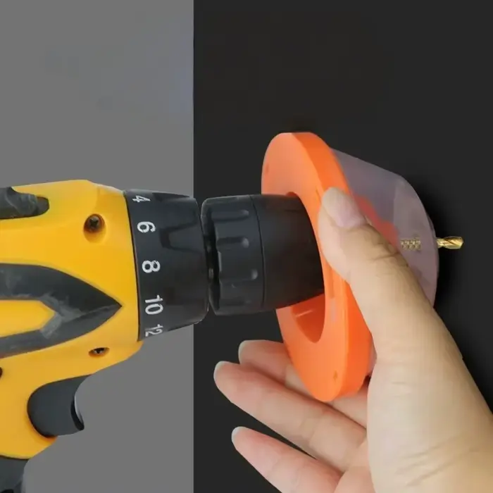 Cache-poussière pour perceuse électrique