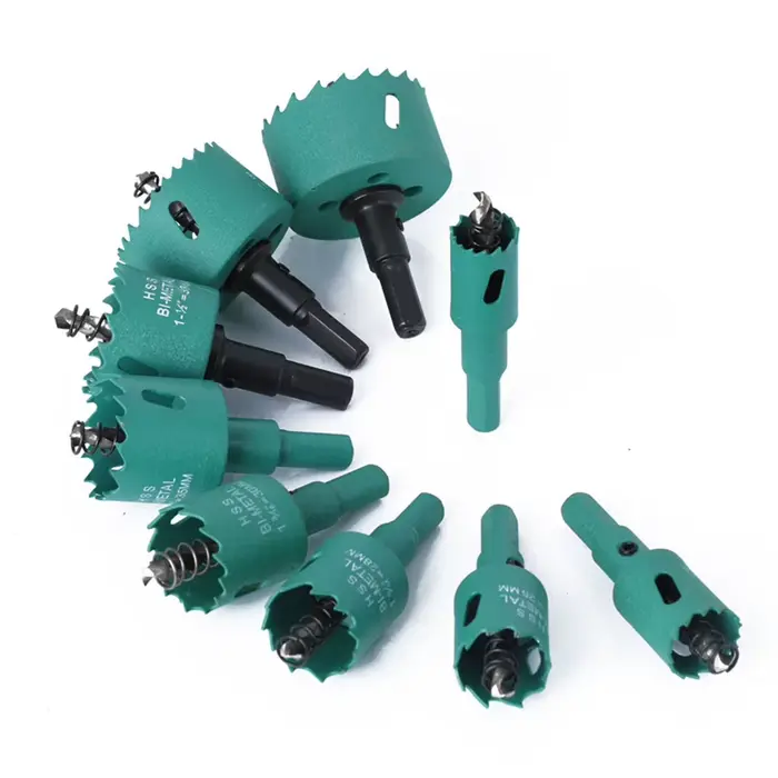 Scies cloche 1 pièce 20mm-50mm HSS M42 foret bimétallique outils de travail du bois coupe métal plastique fer