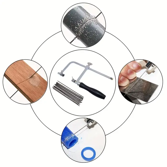 Kit de scies de bijoutier professionnel avec cadre de scie