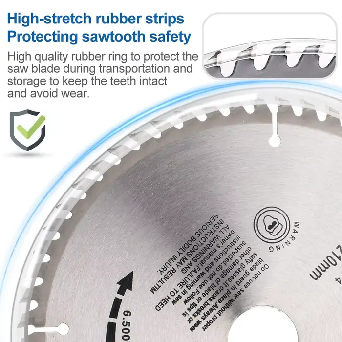 XCAN Circulaire Lame de Scie Diamètre 210mm Dents 24T 48T 60T 80T Bois Disque De Coupe Carbure Pointe TCT