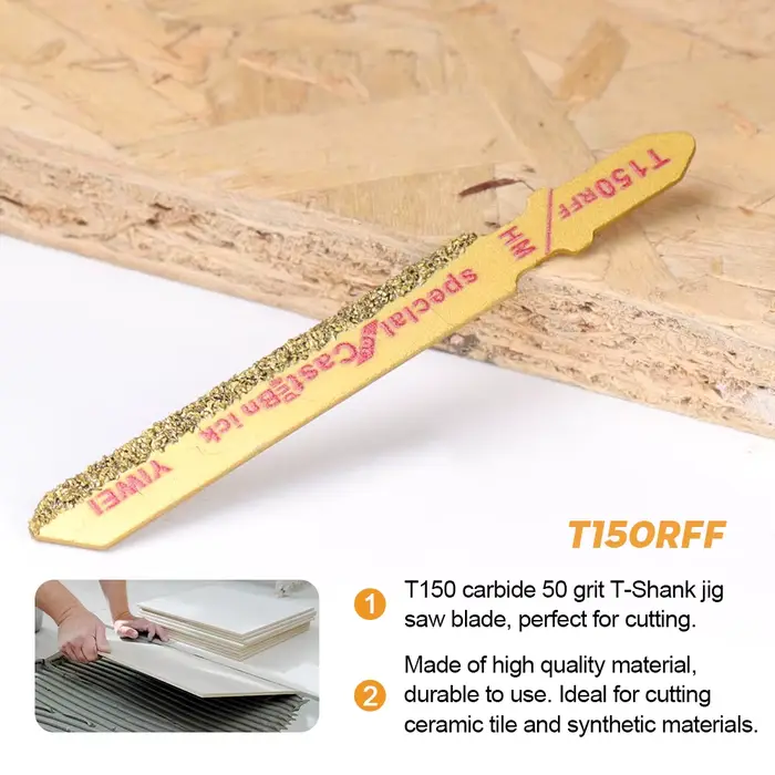 Lame de scie sauteuse à tige en T pour carreaux de céramique