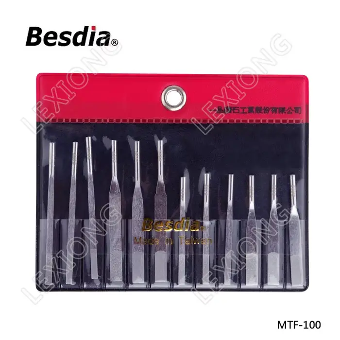 TAIWAN Besdia diamant conique Machine fichiers outil à main ou assorti avec Turbo Air Lappers MTP120 MTF100