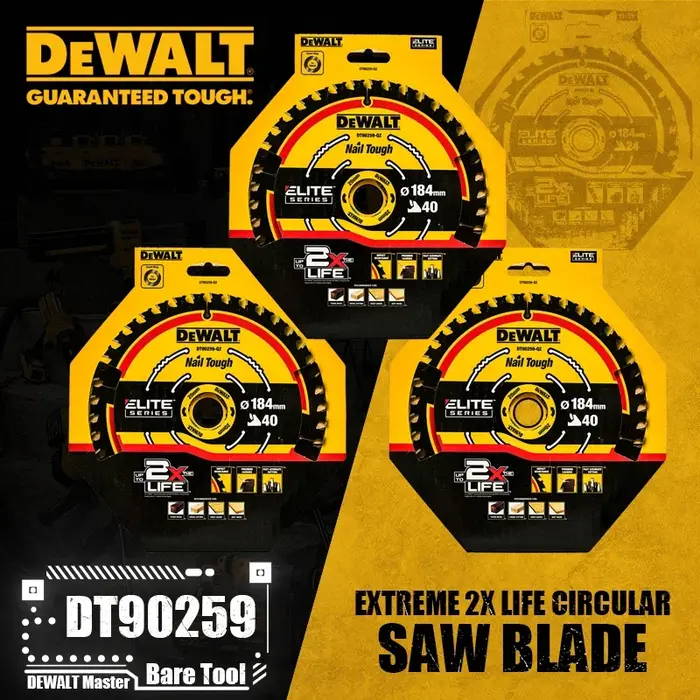 DEobcut-Lame de Scie Circulaire DT90257 DT90259