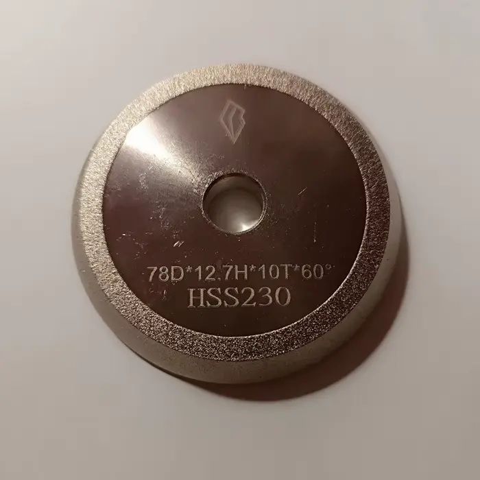 Meule diamantée CBN SDC pour affûtage de forets