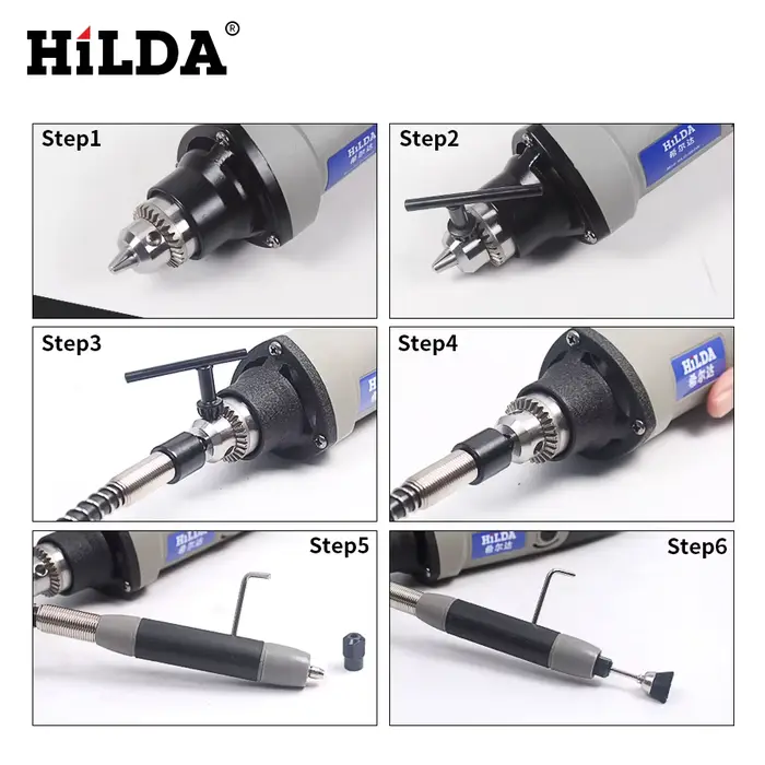 HILDA – arbre Flexible pour meuleuse rotative