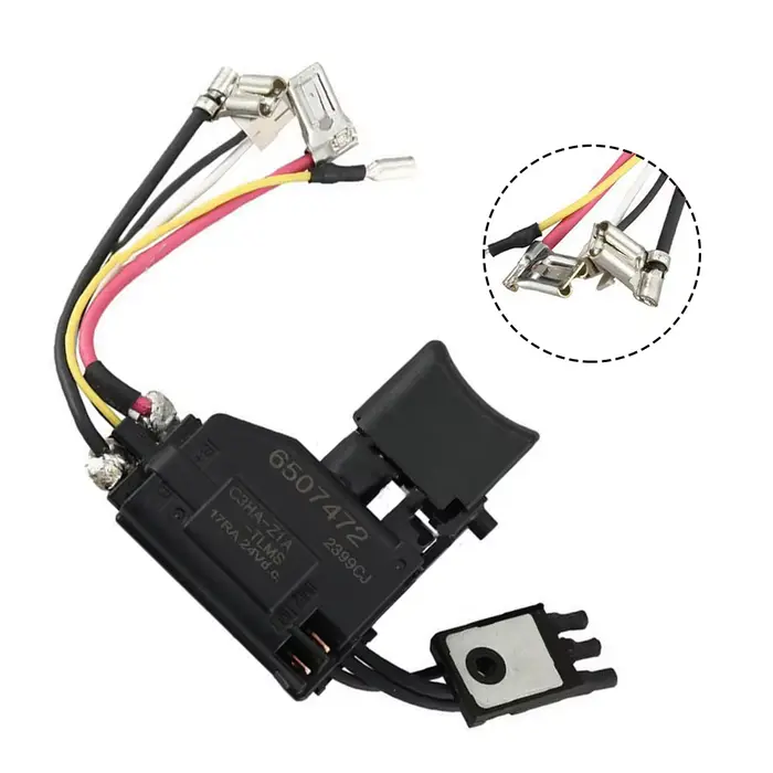 Joli de perceuse électrique avec bouton poussoir de contrôle de vitesse, déclencheur pour BDF456, BD