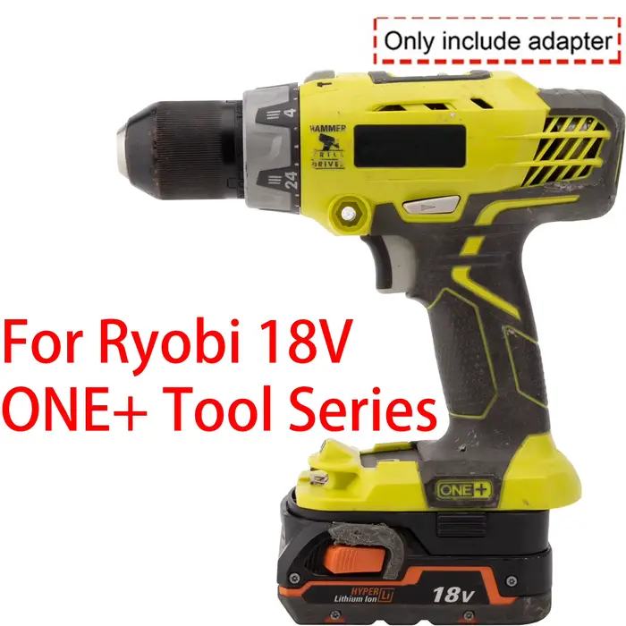 Adaptateur de batterie pour outil Ryobi ONE+ Li-ion 18V vers AEG RIDGID 18V