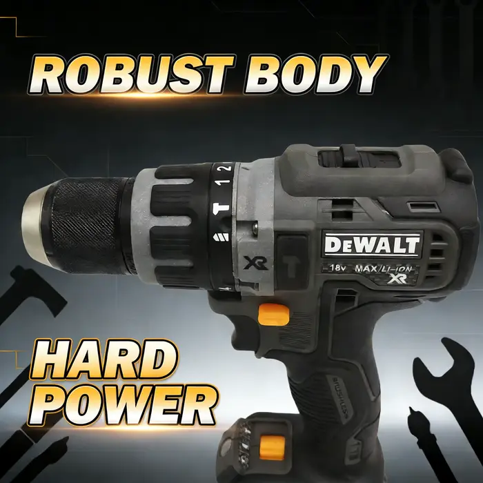 Perceuse-visseuse compacte sans balais DEWALT DCD791 : Outil électrique multifonctionnel sans fil rechargeable (machine uniquement)