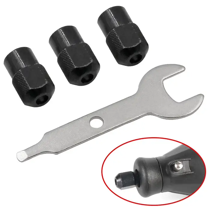 1 jeu d'accessoires de mandrin de forage Dremel, outils rotatifs, écrou de mandrin, accessoires d'ou