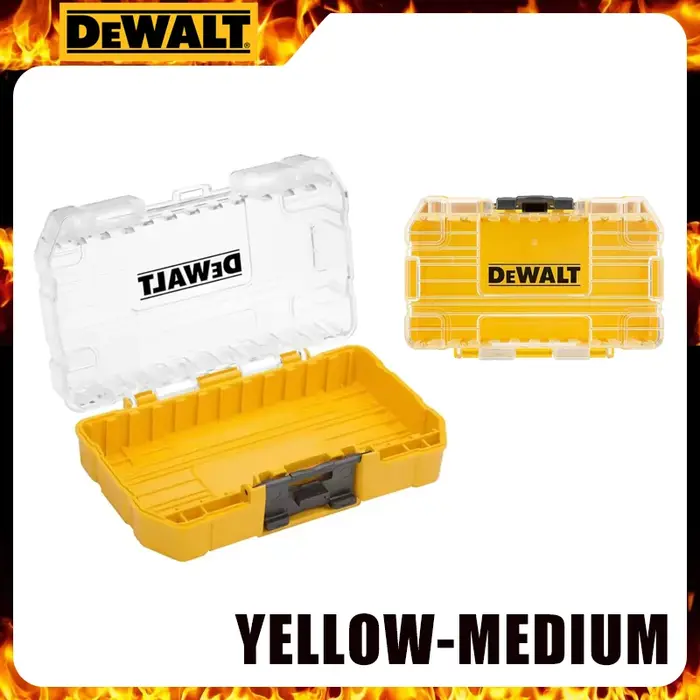 Boîte de rangement empilable DEWALT Tough Case de taille moyenne