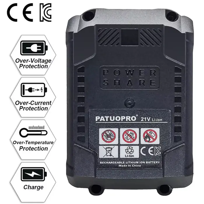 Batterie au lithium aste sans fil Makita, 18V, 21V, 2.0 Ah, 4.0 Ah, 6,0 Ah, Marteau perforateur, Meu