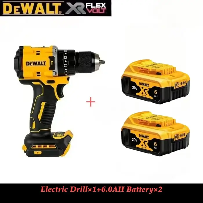 Kit combiné perceuse à percussion sans fil DEWALT DCD805 20V