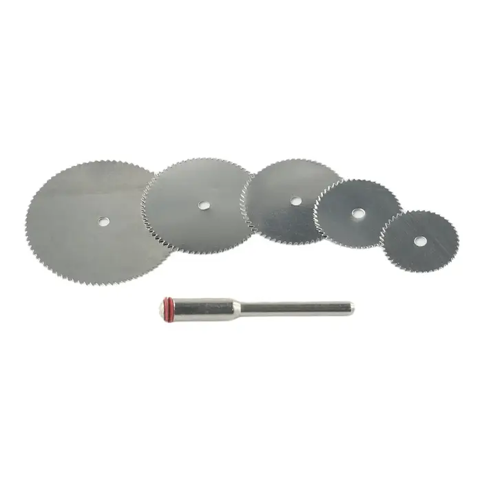 Jeu de Mini lames de scie circulaire avec mandrin de 2.35mm